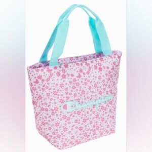 Champion Pink and Blue Floral Tote Bag